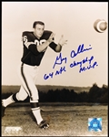 Autographed Gary Collins Cleveland Browns NFL B/W 8” x 10” Photo- Tri-Star Authenicated