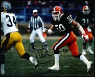 Autographed Tom Cousineau Cleveland Browns NFL Color 8” x 10” Photo