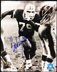 Autographed Bob Golic Cleveland Browns NFL B/W 8” x 10” Photo