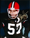 Autographed Clay Matthews, Sr. Cleveland Browns NFL Color 8” x 10” Photo