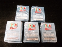 1992 Fleer 7-Eleven/Citgo “The Performer” Baseball- 50 Unopened Mylar Packs