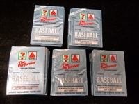 1992 Fleer 7-Eleven/Citgo “The Performer” Baseball- 50 Unopened Mylar Packs