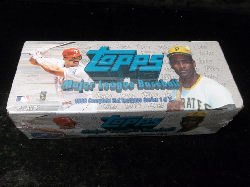 1998 Topps Baseball Factory Sealed Set of 511 Cards