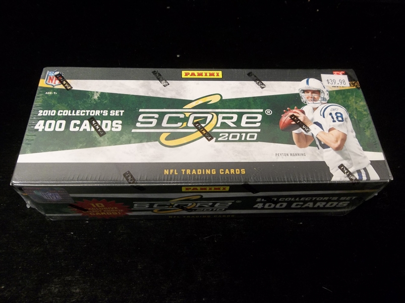 2010 Score Football Factory Sealed Set of 400 Cards