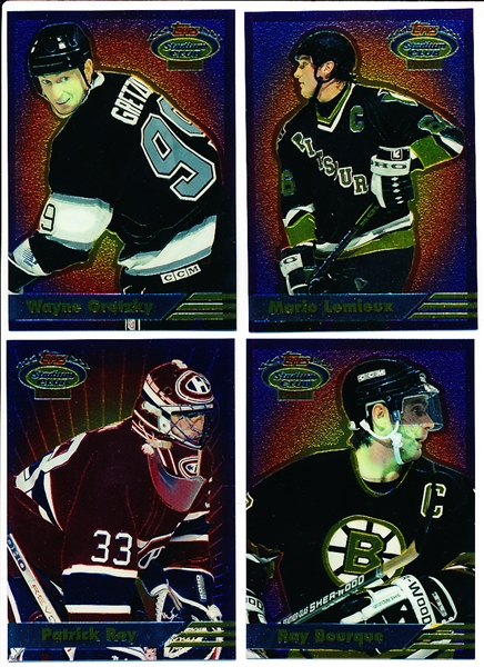 1993-94 Stadium Club Hockey- “Finest Inserts”- 9 Diff.