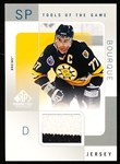 2000-01 SP Game Used Hockey- “Tools of the Game”- #RB Ray Bourque, Bruins
