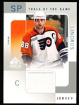2000-01 SP Game Used Hockey- “Tools of the Game”- EL Eric Lindros, Flyers