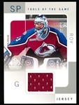 2000-01 SP Game Used Hockey- “Tools of the Game”- PR Patrick Roy, Avs