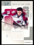 2000-01 SP Game Used Hockey- “Tools of the Game”- JS Joe Sakic, Avs