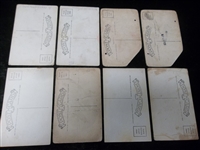 1928 Exhibit Supply Co. Western Playing Cards Postcard Backed Exhibits- 8 Asst.