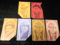 1929 Exhibit Supply Co. Lucky Horseshoe/ Movie Scene Dual Sided Exhibit Cards- 6 Diff.