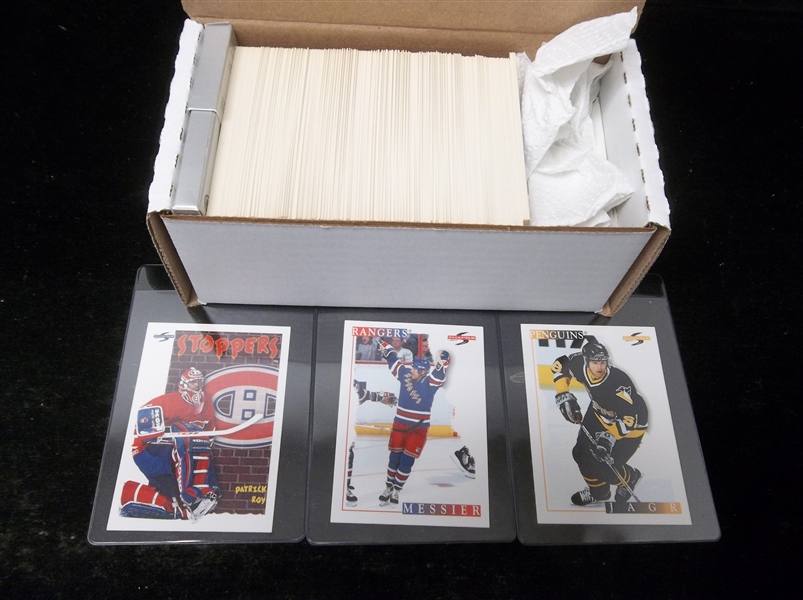 1995-96 Score Hockey-Near Set of 321 of  330