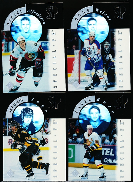 1995-96 SP Hockey- “SP Holoviews FX”- 4 Diff