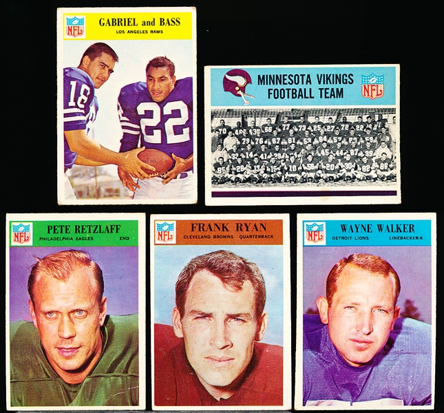 1966 Philly Fb- 21 Cards