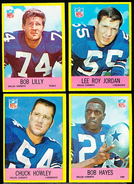 1967 Philly Fb- 4 Diff Dallas Cowboys