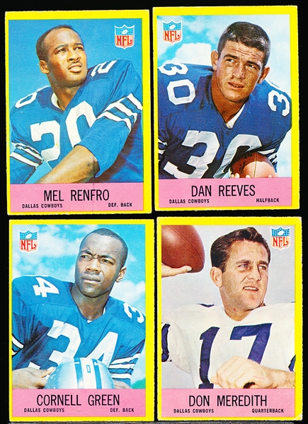 1967 Philly Fb- 4 Diff Dallas Cowboys