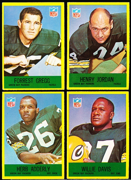 1967 Philly Fb- 4 Diff Green Bay Packers