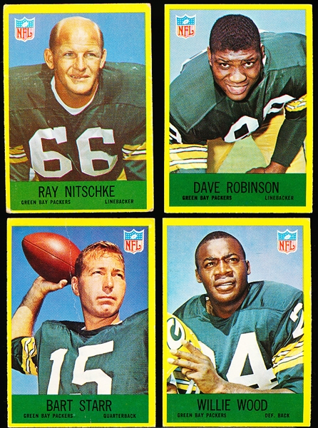 1967 Philly Fb- 4 Diff Green Bay Packers