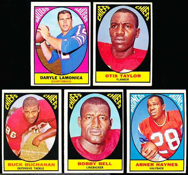 1967 Topps Fb- 5 Diff