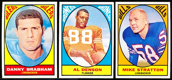 1967 Topps Fb- 16 Diff