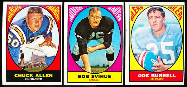 1967 Topps Fb- 8 Diff