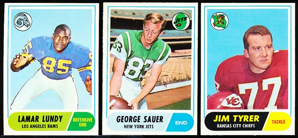 1968 Topps Fb- 19 Diff