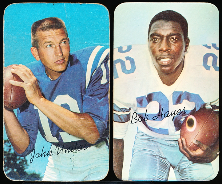 1970 Topps Fb Supers- 6 Cards