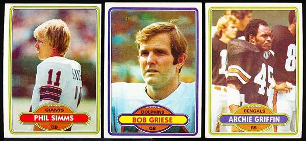 1980 Topps Fb- 90 Asst