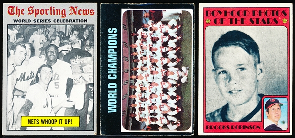 1970-73 Baltimore Orioles- 60 Diff