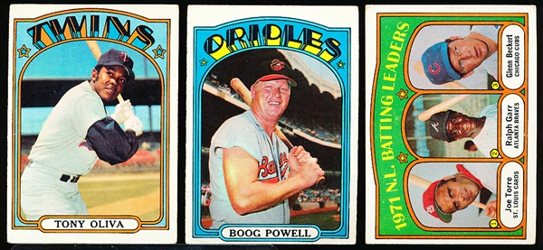 1972 Topps Bb- 45 Cards