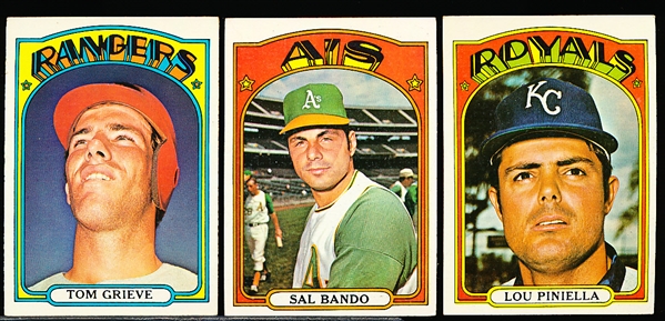 1972 Topps Baseball- 65 Diff