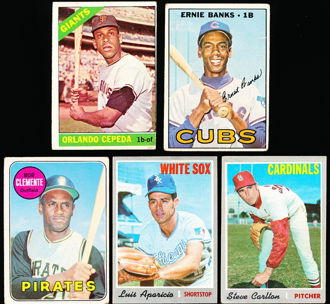 Five Baseball Cards