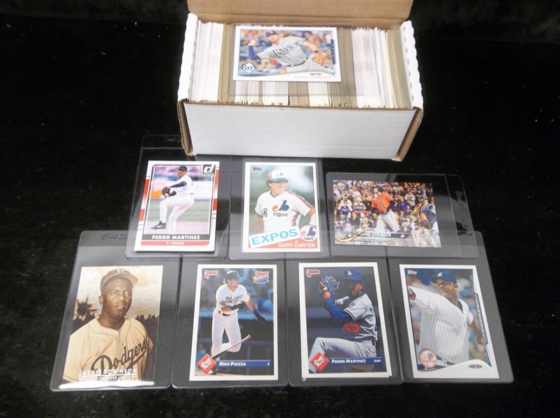 Baseball Star Card Lot- 350 Assorted Stars- 1980’s thru 2000’s