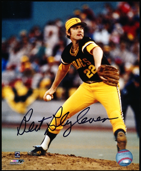 Autographed Bert Blyleven Pittsburgh Pirates MLB Color 8” x 10” Photo