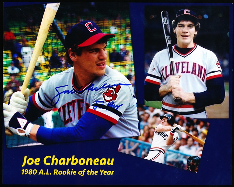 Autographed Joe Charboneau Cleveland Indians MLB Color 8” x 10” Photo Collage