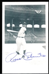 Autographed Rocky “Rocco” Colavito Cleveland Indians MLB B/W Photo Postcard