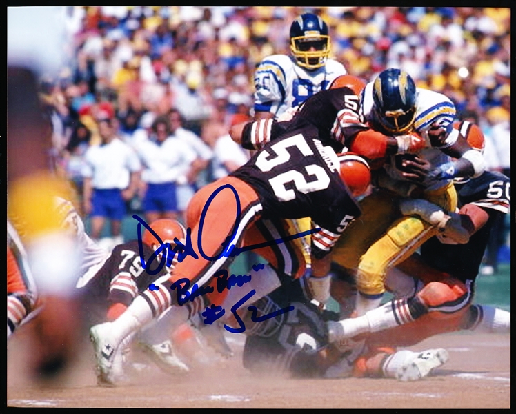 Autographed Dick Ambrose Cleveland Browns NFL Color 8” x 10” Photo