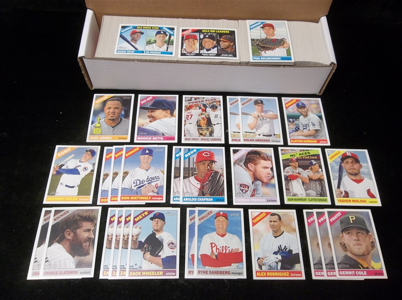 2015 Topps Heritage Baseball- An 800-Count Box Full