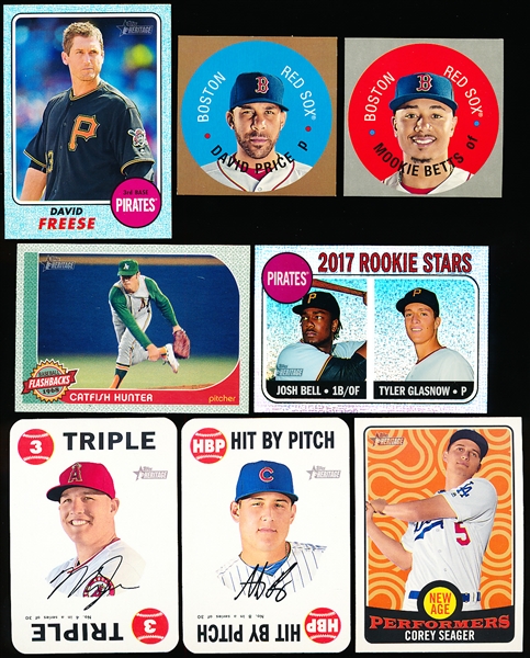 2017 Topps Heritage Bb- Inserts/ Parallels- 25 Asst.