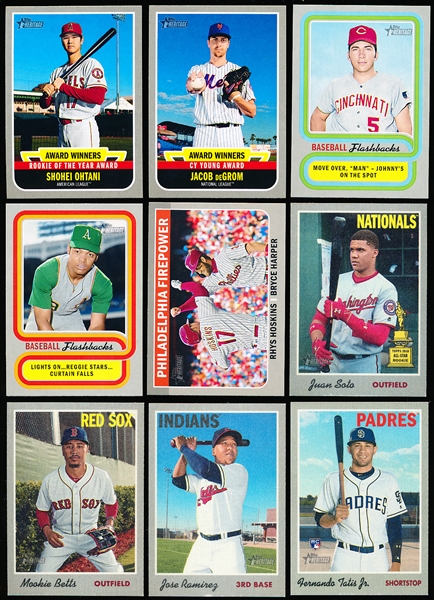 2019 Topps Heritage Bb- Inserts- 55 Asst.