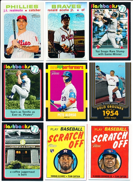 2020 Topps Heritage Bb- Inserts- 40 Asst.