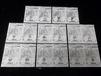 1993-94 Jell-O Pudding Snacks “Sharp Shooters” 2-Card Perforated Panel Complete Set of 24 Cards