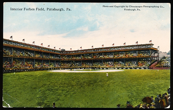 Robbins & Son “R-24273 Interior Forbes Field, Pittsburgh, Pa.” Pre-Linen Postcard