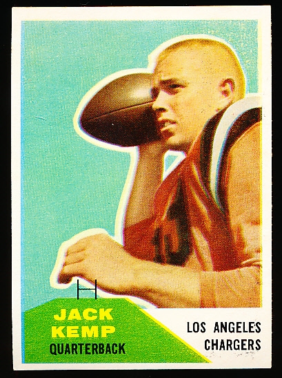 1960 Fleer Football- #124 Jack Kemp RC