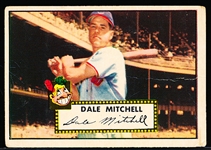 1952 Topps Baseball- #92 Dale Mitchell, Cleveland
