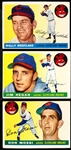 1955 Topps Bb- 3 Diff Cleveland Indians