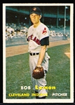 1957 Topps Bb- #120 Bob Lemon, Cleveland