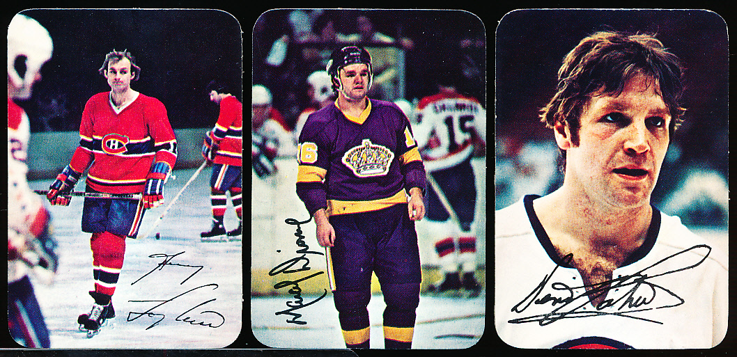 Lot Detail - 1977-78 Topps Glossy Hockey Insert Set of 22- Rounded