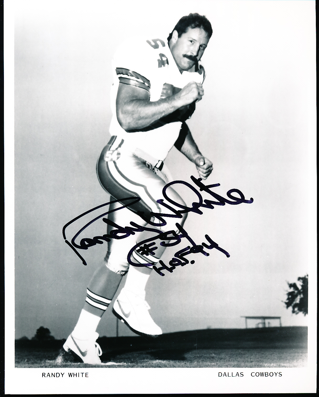 Lot Detail - Autographed Randy White Dallas Cowboys NFL B/W 8” X 10 ...