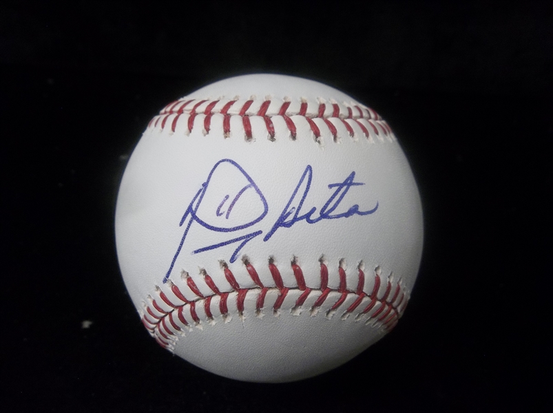 Autographed Rawlings Official MLB (Selig Commissioner) Manny Acta Baseball